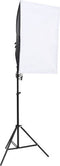 vidaXL - Fotostudioset - met - verlichtingsset, - achtergrond - en - reflector