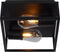 Lucide CARLYN - Plafonnière - 2xE14 - IP54 - 25x25 cm - Zwart
