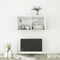 vidaXL - Tv-wandmeubel - 37x37x72 - cm - bewerkt - hout - wit