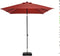 Madison Parasol | Corsica push-up | Brick Red | 200x250cm