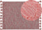 NIGDE - Laagpolig vloerkleed - Rood - 160 x 230 cm - Katoen