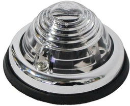 Dragon-Tools Zijlamp Markeringslamp Set - Wit - Ø 70 mm - Chroom - 2 stuks