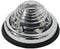 Dragon-Tools Zijlamp Markeringslamp Set - Wit - Ø 70 mm - Chroom - 2 stuks