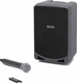 Samson XP106W - All-in-one portable PA systeem - Bluetooth en draadloos microfoon systeem - Zwart