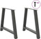 vidaXL - Salontafelpoten - 2 - st - A-vormig - 100x(72-73) - cm - staal - antraciet