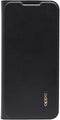 OPPO A15 - Book Case - Voorflap met pasjeshouder - Zwart