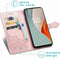 iMoshion Hoesje Geschikt voor OnePlus Nord N100 Hoesje Met Pasjeshouder - iMoshion Mandala Bookcase - Rosé Goud