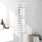 vidaXL - Handdoekenrek - 24x12x96 - cm - staal - wit