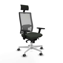 Bureaustoel met hoofdsteun Piqueras y Crespo 3D026G1 Zwart