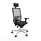 Bureaustoel met hoofdsteun Piqueras y Crespo 3D026G1 Zwart