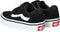 VANS YT Ward V - Lage sneakers - Suède/canvas - Zwart/wit (2023) - Maat 34