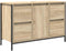 vidaXL - Wastafelkast - met - lades - 90x34,5x60 - cm - sonoma - eikenkleurig