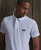 Superdry Classic Pique S/S Poloshirt - Slim fit - Katoen 100% - Wit - M
