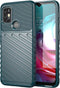 iMoshion Hoesje Geschikt voor Motorola Moto G30 / Moto G20 / Moto G10 Power / Moto G10 Hoesje Siliconen - iMoshion Thunder Backcover - Groen
