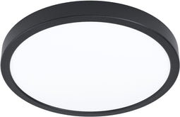 EGLO Fueva 5 - Opbouwlamp LED 20,5W - Ø 28,5 cm - Zwart - Badkamer