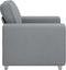 vidaXL - Lichtgrijze - Fauteuil - - - 59 - cm - Bekleding