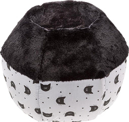 kattenmand Mellow 40 x 30 cm katoen/bont wit/zwart