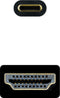 USB C to HDMI Cable NANOCABLE 10.15.5133 3 m Black 4K Ultra HD