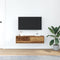 vidaXL - TV-kast - Oud - Hout - 100x31x25,5 - cm - Bewerkt - Hout