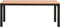 vidaXL - Tuinbank - 110 - cm - staal - en - HKC - bruin - en - zwart
