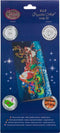 Diamondpainting Crystal Art Kaart Santa's Sleigh 11x22cm