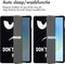 iMoshion Tablet Hoes Geschikt voor Honor Pad X9 - iMoshion Design Trifold Bookcase - Meerkleurig /Don't touch
