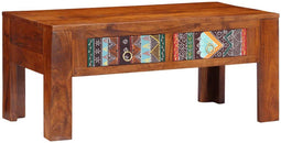 vidaXL - Salontafel - 90x50x40 - cm - massief - acaciahout