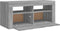 vidaXL - Tv-meubel - met - LED-verlichting - 90x35x40 - cm - grijs - sonoma - eiken