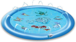 Creative Kids Waterspeelmat 170CM - Watermat Sproeisysteem Onderwaterprint Blauw