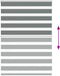 vidaXL - Zebra - rolgordijn - 105x100 - cm - stofbreedte - 100,9 - cm - donkergrijs