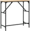 vidaXL - Wandtafel - 75x32x75 - cm - bewerkt - hout - sonoma - eikenkleurig