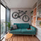 Maclean MC-449 - Fiets muurbeugel - Wandmontage - Zwart