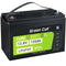 Green Cell Žalias Cell CUBE - LiFePO4 batterij 125Ah 12,8V 1600Wh voor camper en boot