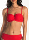 CYELL Scarlett - Bandeau Bikinitop Voorgevormd met Beugel - Rood