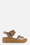 Gabor Sandalen - Platte sandalen - Suede - Beige - Maat 42