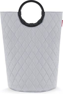 Reisenthel Loophome M - Opbergmand - 30 L - Duurzaam 100% gerecycled polyester - Frame Rhombus Lichtgrijs