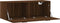 vidaXL - Wandkast - 100x36,5x35 - cm - bewerkt - hout - bruin - eikenkleur
