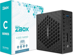 Zotac ZBOX CI331 - Mini PC barebone - Intel Celeron N5100 1,1 GHz 4 cores - Zwart