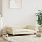 vidaXL - Hondenmand - 95x55x30 - cm - kunstleer - crèmekleurig