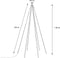 Vlaggenmast verlichting - 192 LED's - 208 cm hoog - Warm wit licht - Waterdicht