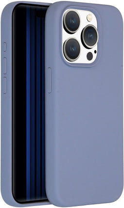 Accezz Liquid Silicone Backcover - MagSafe - Krasbestendig Schokbestendig - Grijs (iPhone 15 Pro)