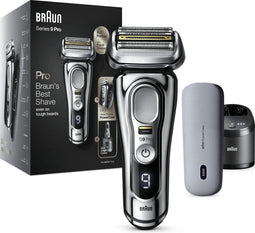Braun Series 9 Pro 9476cc - Elektrisch Scheerapparaat - Wet & Dry - SmartCare Center - Grijs