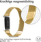 imoshion Milanees magnetisch bandje - Geschikt voor Fitbit Luxe - Goud - M