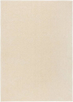 vidaXL - Vloerkleed - kortpolig - 240x340 - cm - crèmekleurig