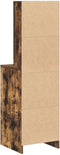 vidaXL - Hoge - Kast - in - Gerookt - Eiken, - 40x41x135 - cm, - Gemaakt - van - Engineered - Wood