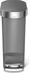 Simplehuman Prullenbak Slim - 40 l - Pedaalemmer - Grijs