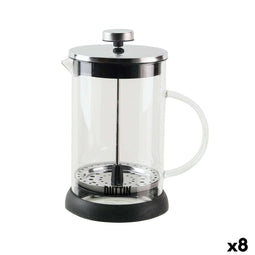 Kan met infusiefilter Quttin Borosilicaatglas 800 ml 16 x 11 x 18 cm (8 Stuks)