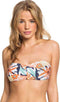 SWIM THE SEA - Bralette Bikinitop - Bandeaumodel met verstelbare bandjes - PEACH BLUSH BRIGHT SKIES