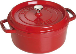 Staub - Braadpan - Gietijzer - ø 24 cm - Kersenrood