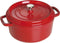 Staub - Braadpan - Gietijzer - ø 24 cm - Kersenrood